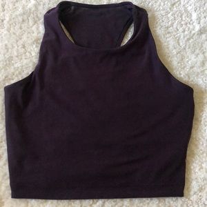 Activewear cropped tank top